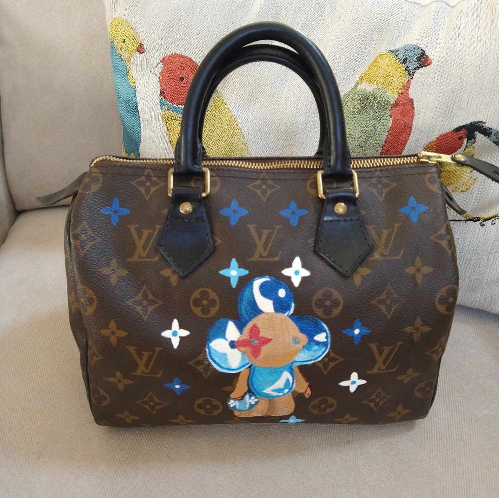 LOUIS VUITTON Speedy 25 - Custom Painted